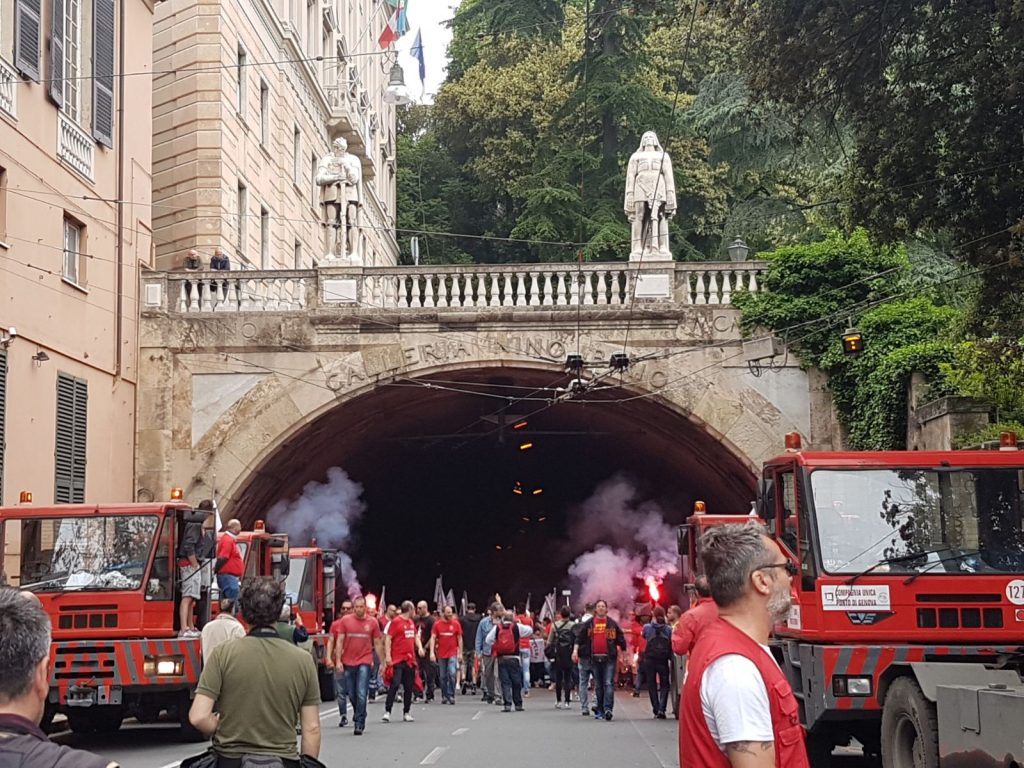 Genova – sciopero portuali: tutela lavoro sulle banchine sia priorità del nuovo governo.