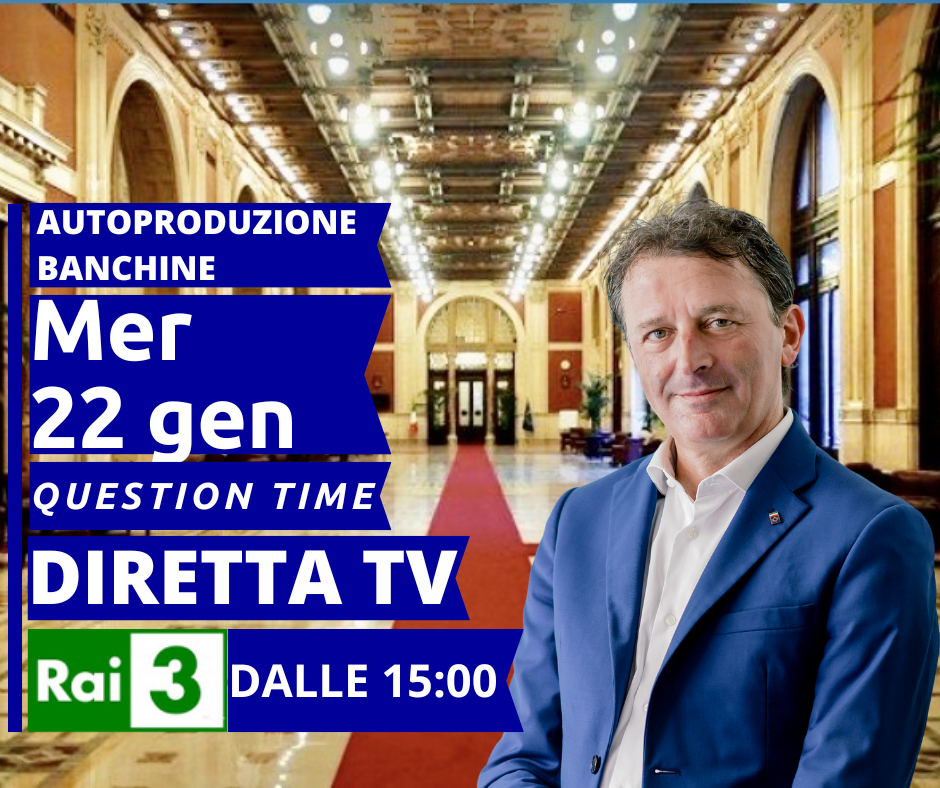 Mercoledì 21 gennaio, dalle ore 15, presenterò in Aula il question time inerente al fenomeno dell'autoproduzione nelle banchine portuali.